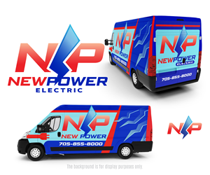 Logo Design by edwinnegz1 for New Power Electric | Design: #29824946