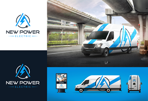 Logo Design by RK CREATIVE for New Power Electric | Design: #29852791