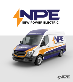 Logo Design by D'Mono for New Power Electric | Design: #29827671