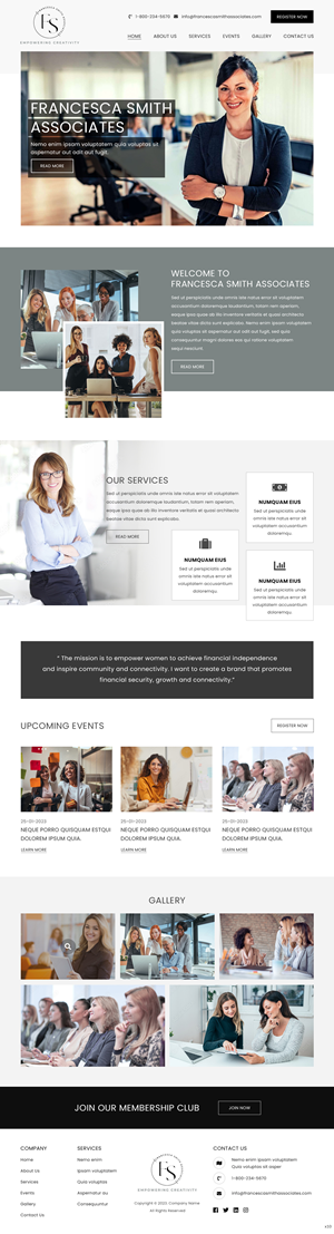 Web Design by pb for this project | Design: #29824403