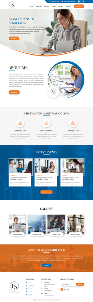 Web Design by pb for this project | Design: #29830022