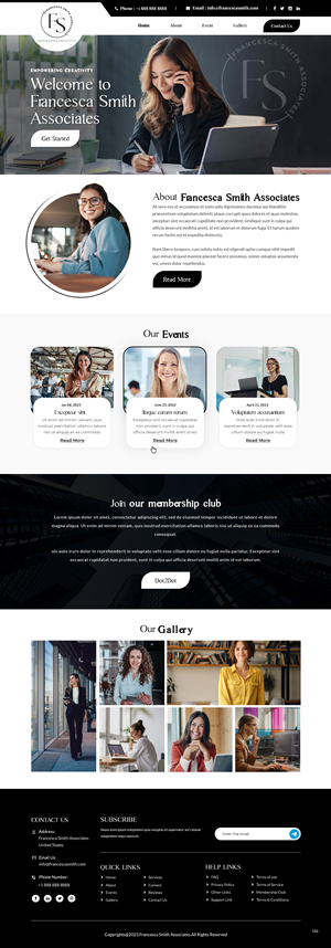 Web Design by pb for this project | Design: #29830023