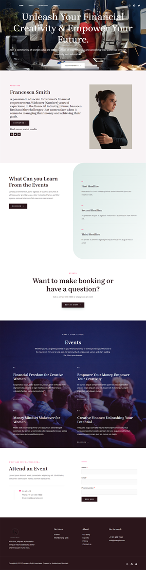 Web Design by iAbdelrahman Moustafa for this project | Design: #29825456