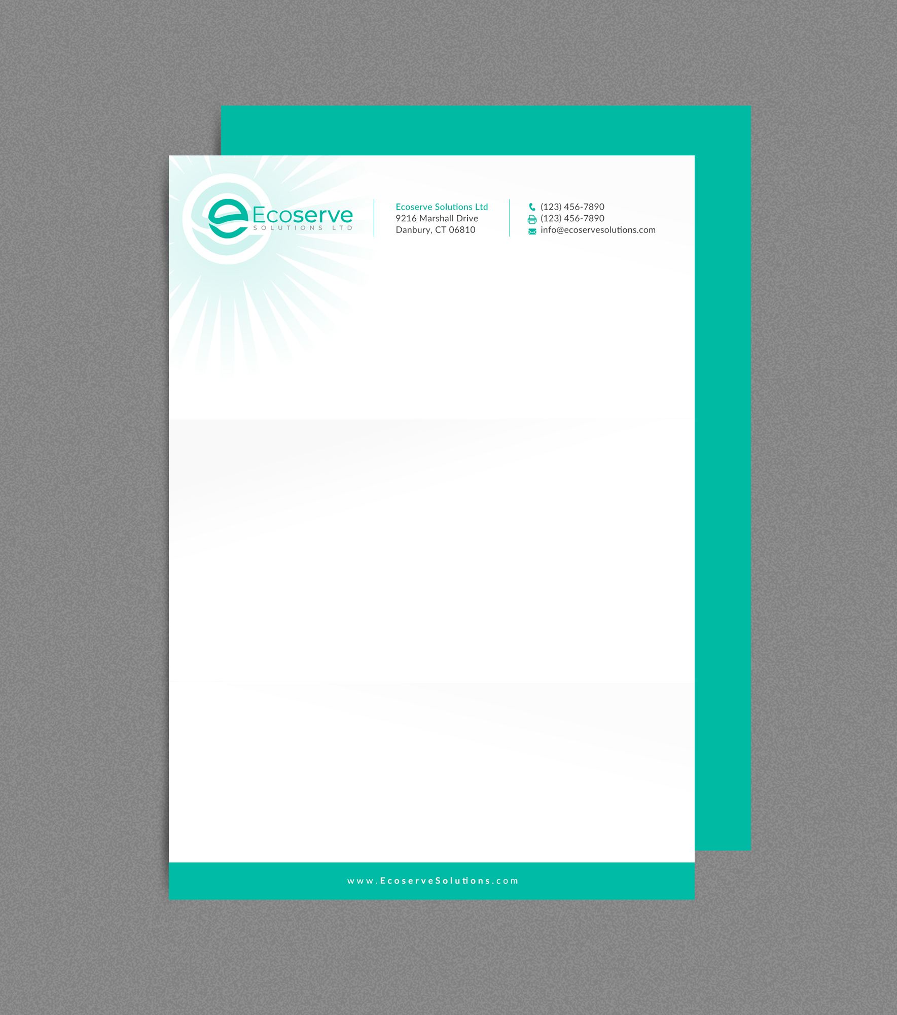 Letterhead Design by Sun Moon Graphic Designer for this project | Design #29817417
