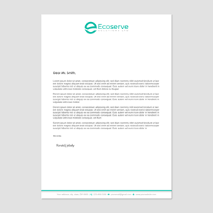Letterhead Design by Imagine design000 for this project | Design: #29817942