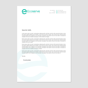 Letterhead Design by Imagine design000 for this project | Design: #29817947
