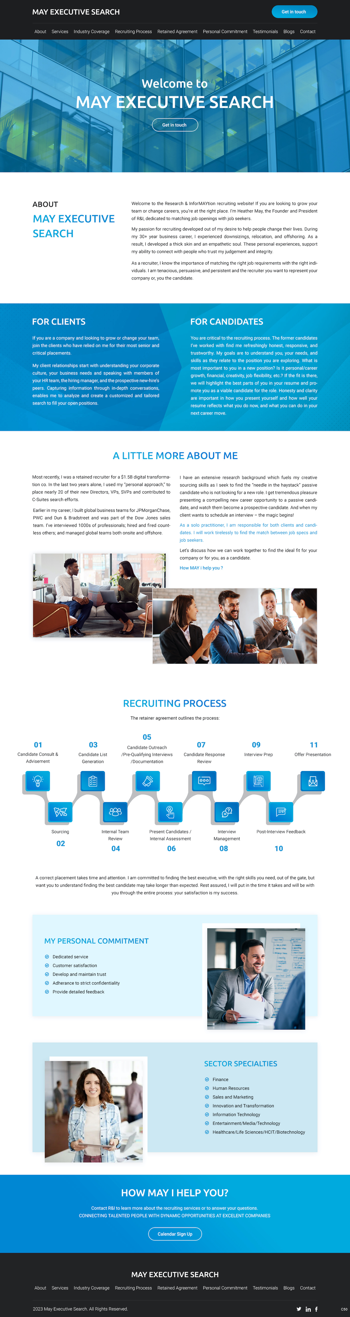 Landing Page-Design von pb für Research & InforMAYtion, Inc | Design #30149209