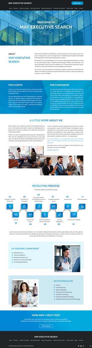 Landing Page Design by pb for Research & InforMAYtion, Inc | Design: #30149209