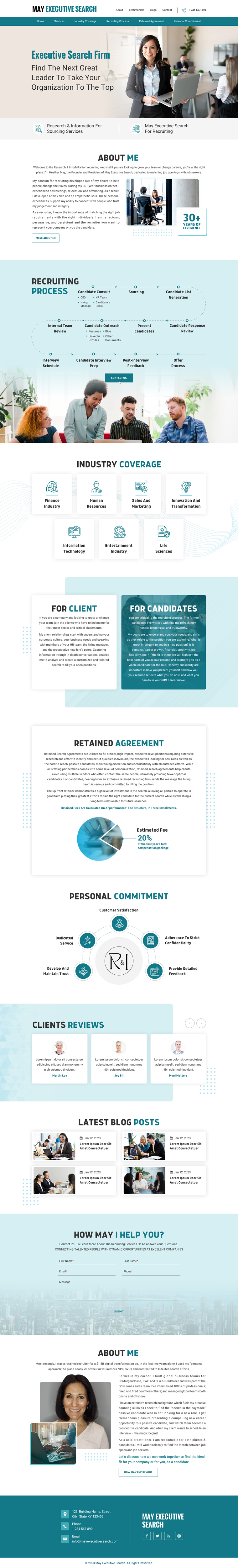 Landing Page Design by Sbss for Research & InforMAYtion, Inc | Design #30110696