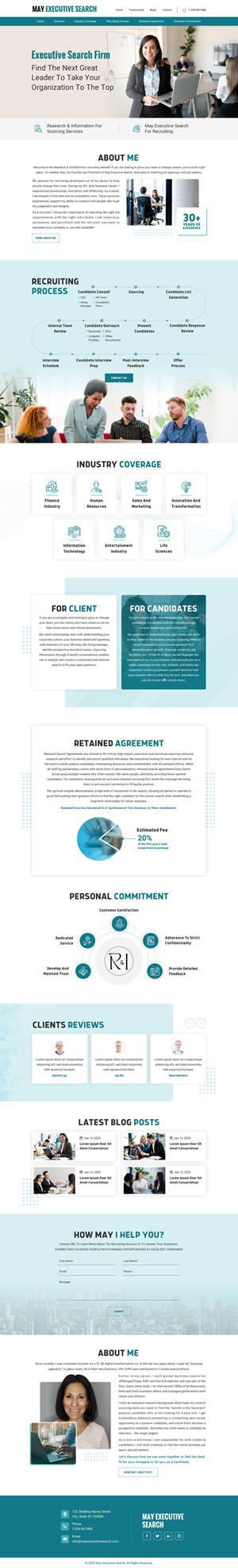 Landing Page Design by Sbss for Research & InforMAYtion, Inc | Design: #30110696