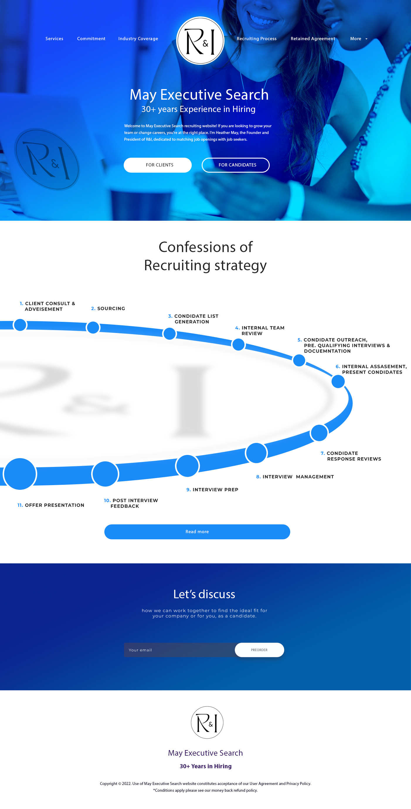 Landing Page Design by WNP for Research & InforMAYtion, Inc | Design #30106971