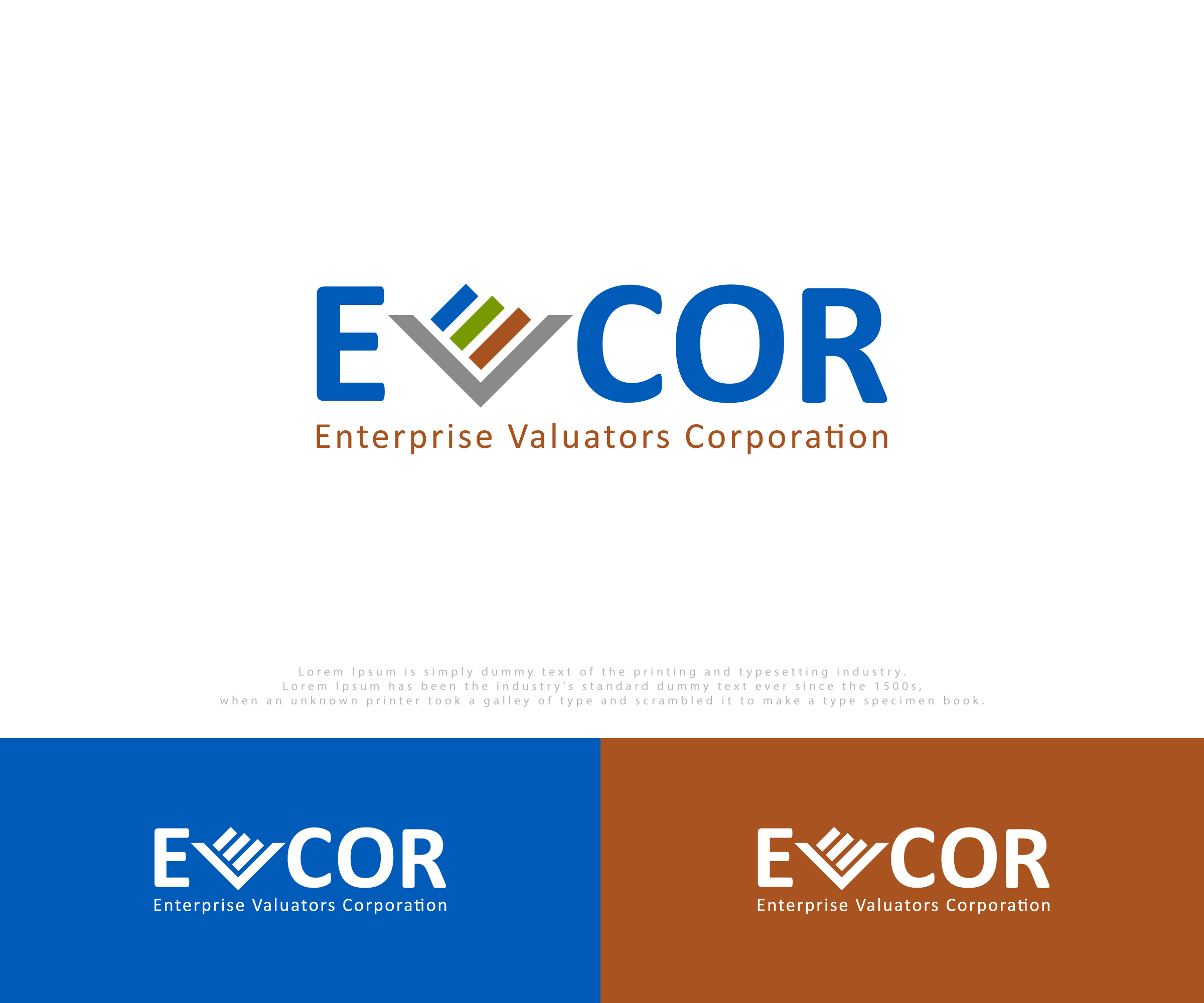 Logo Design by ecorokerz for EVCOR | Design #29827380