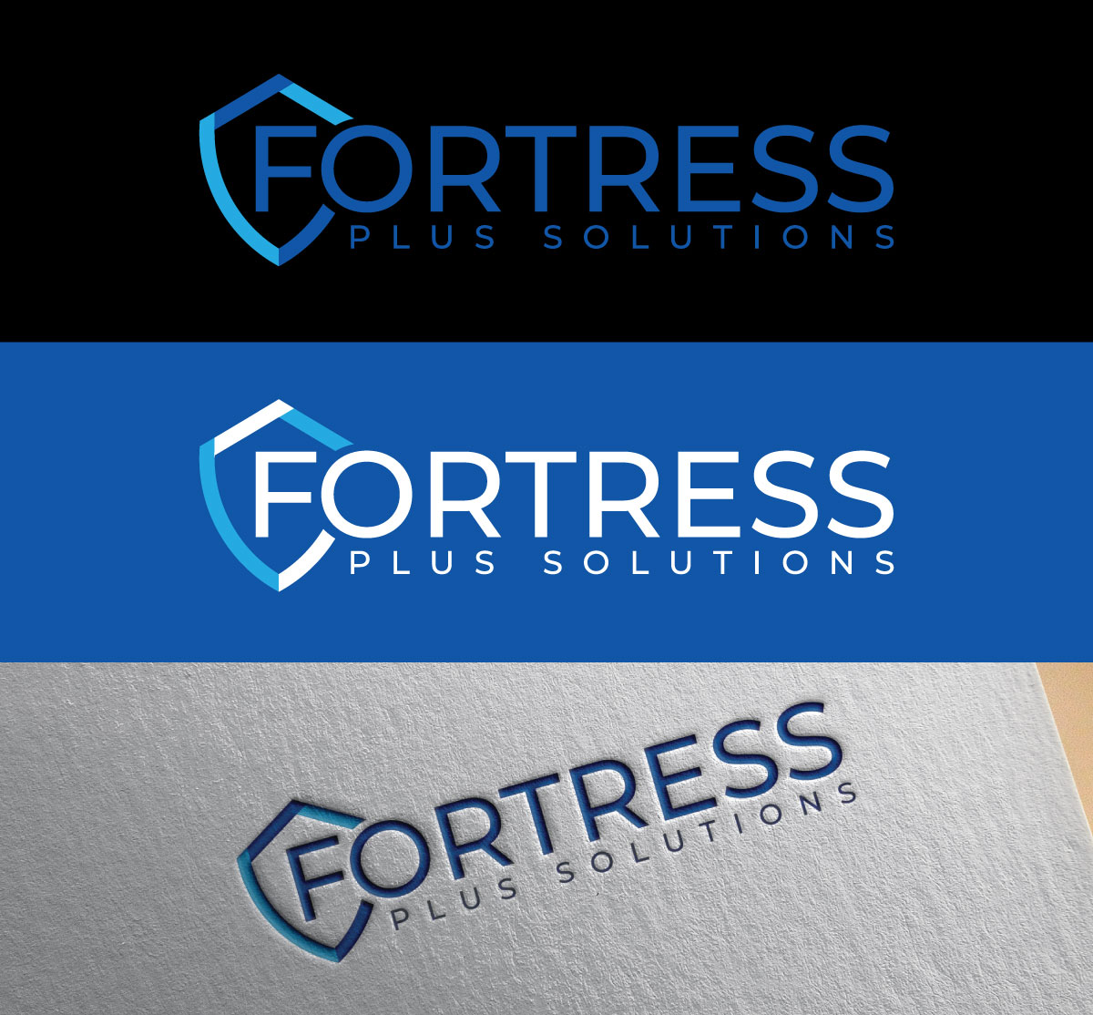 Logo Design by Adi Graphics for Fortress Plus Solutions | Design #29829179