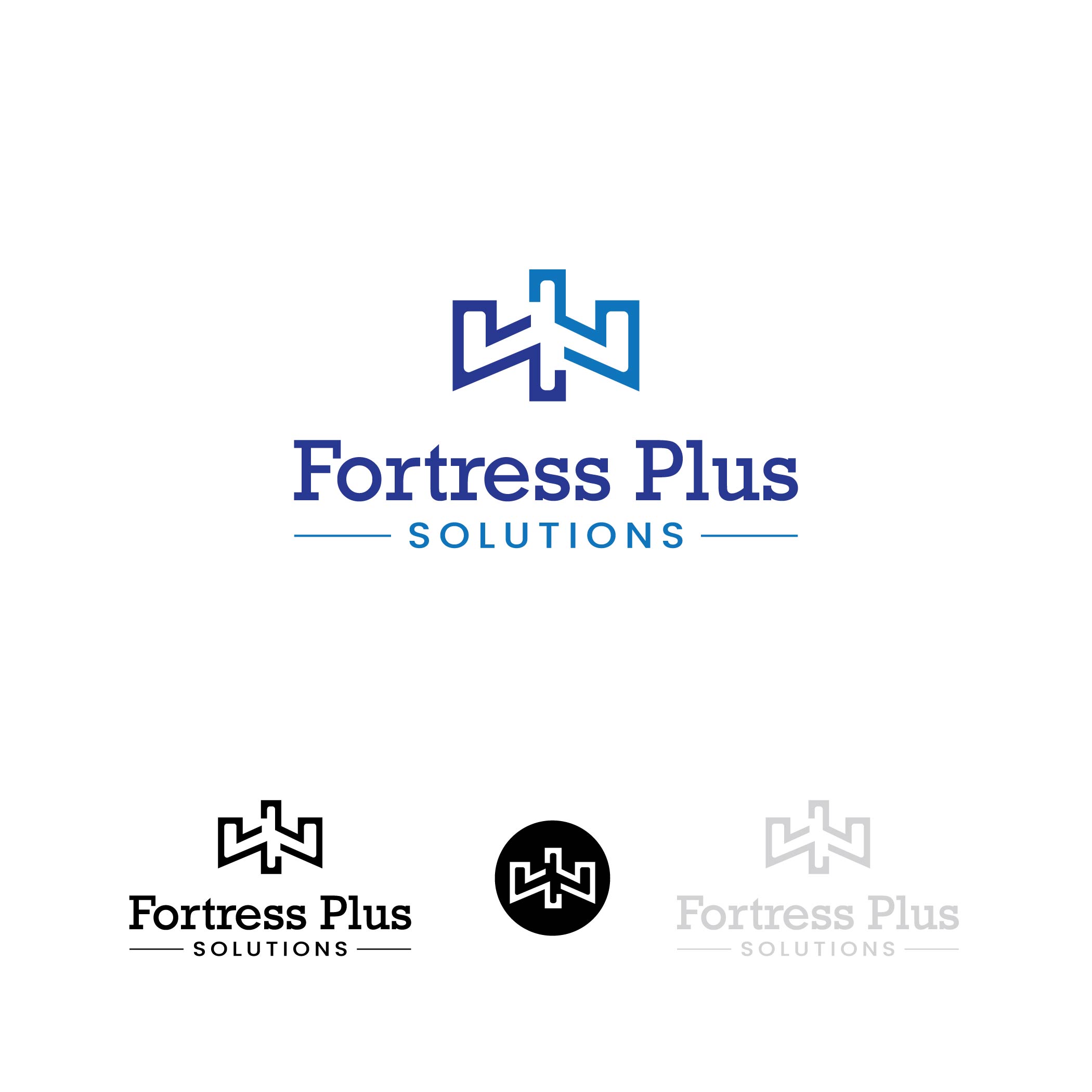 Diseño de Logo por ILLUSTRATOR PRO para Fortress Plus Solutions | Diseño #29831281