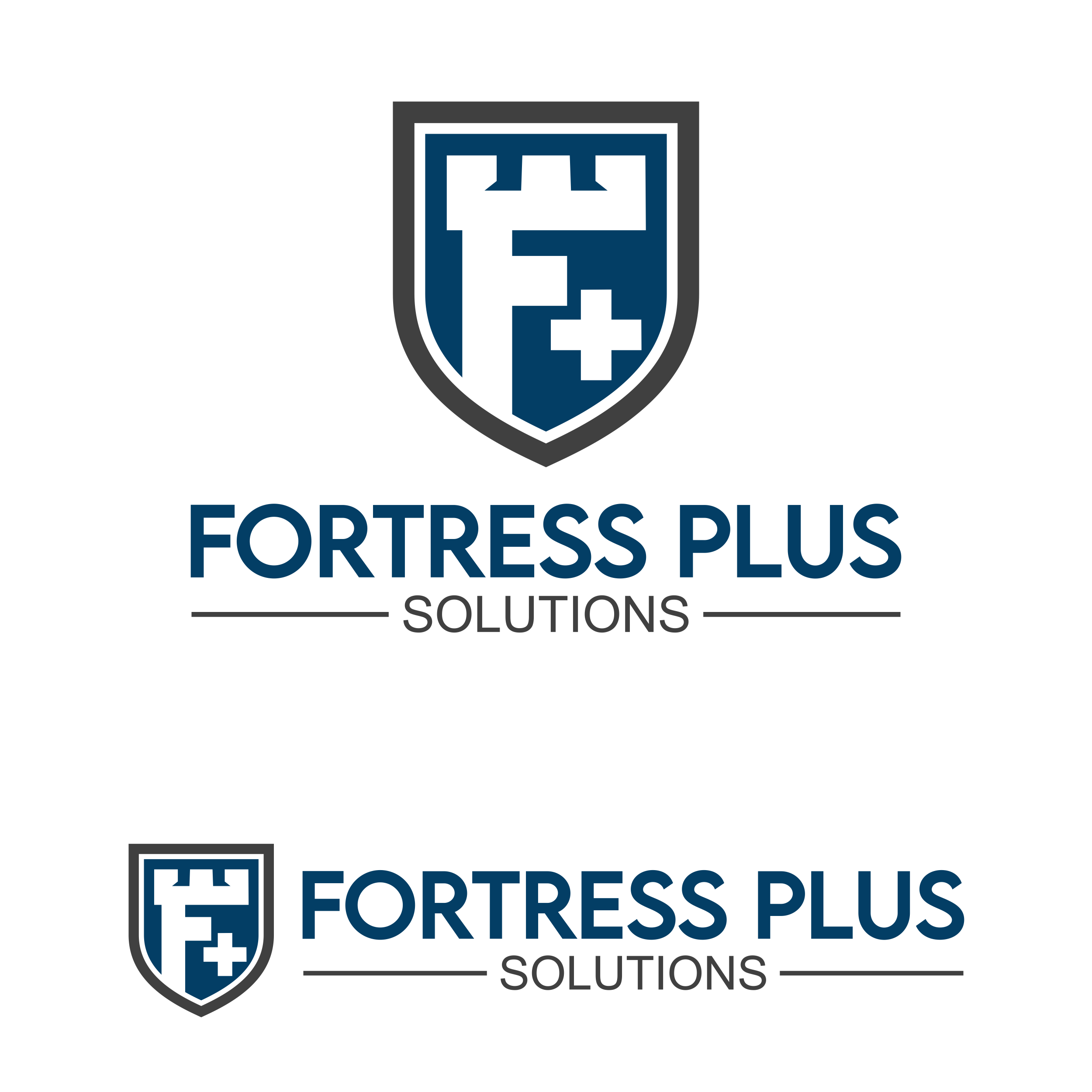Logo Design by GambarSERU for Fortress Plus Solutions | Design #29831064