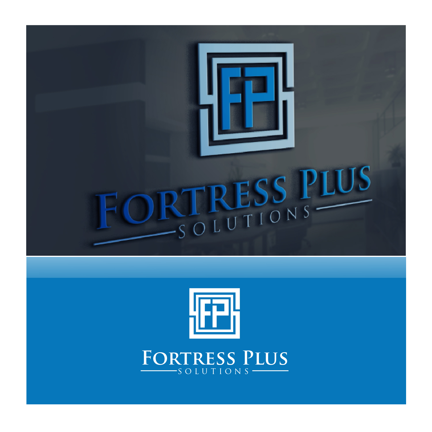 Logo Design by AMCSTUDIO for Fortress Plus Solutions | Design #29828843