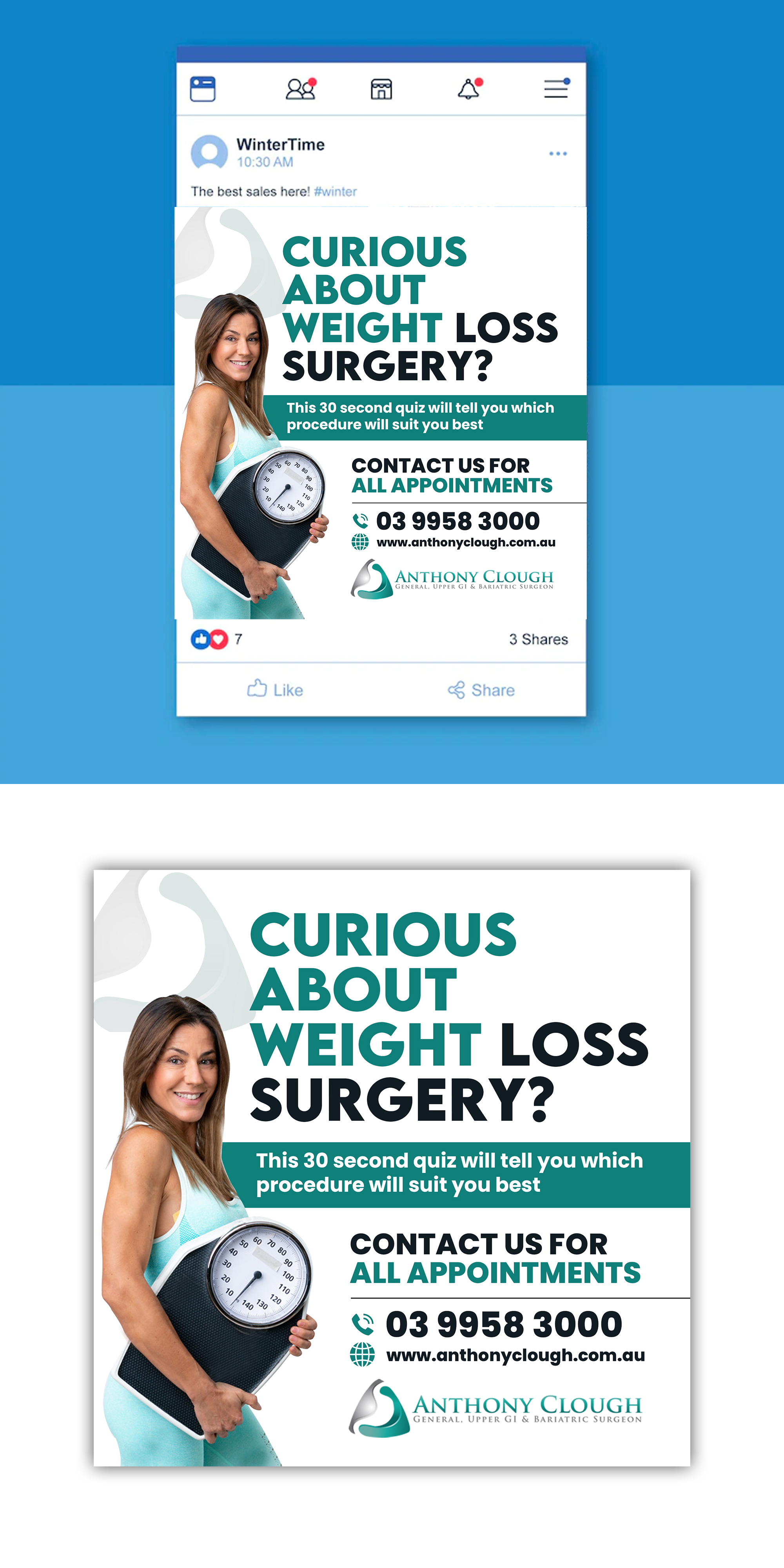Facebook Design by debdesign for Anthony Clough | Design #29828891