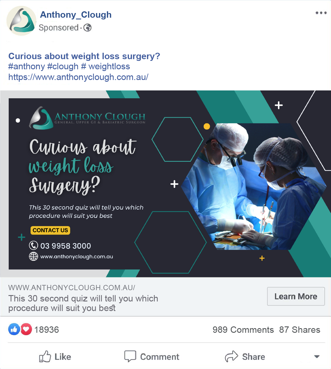 Facebook Design by Monkey Pen for Anthony Clough | Design #29854290