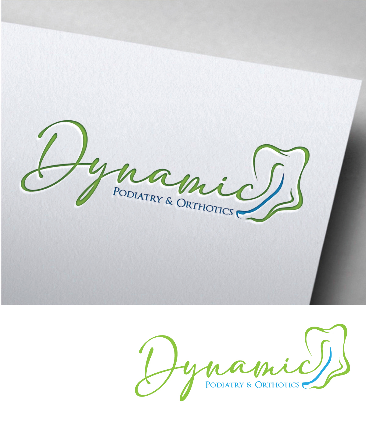 Logo Design by Om Namah Shivay for Dynamic Podiatry and Orthotics | Design #29840914
