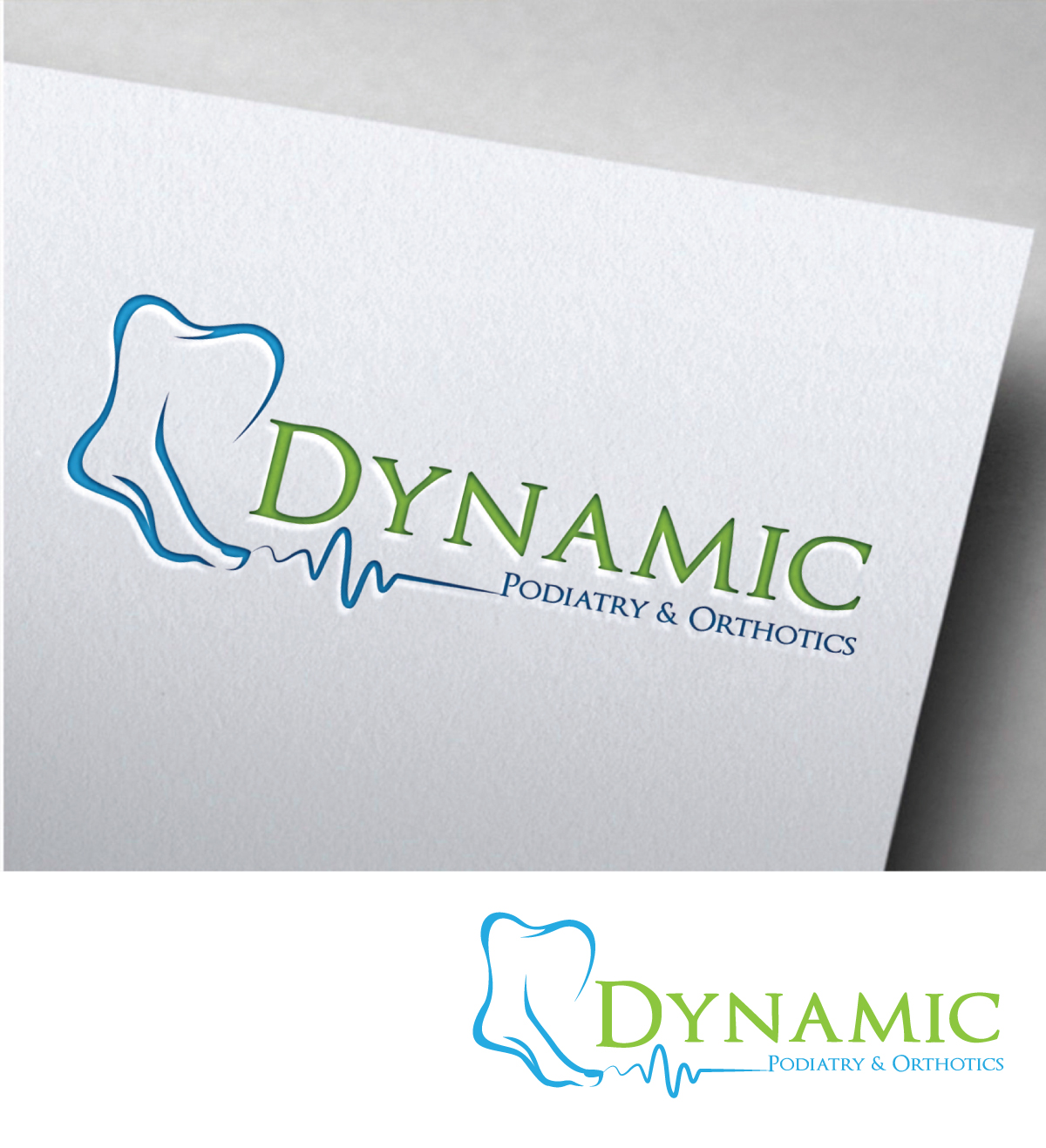 Logo Design by Om Namah Shivay for Dynamic Podiatry and Orthotics | Design #29840916