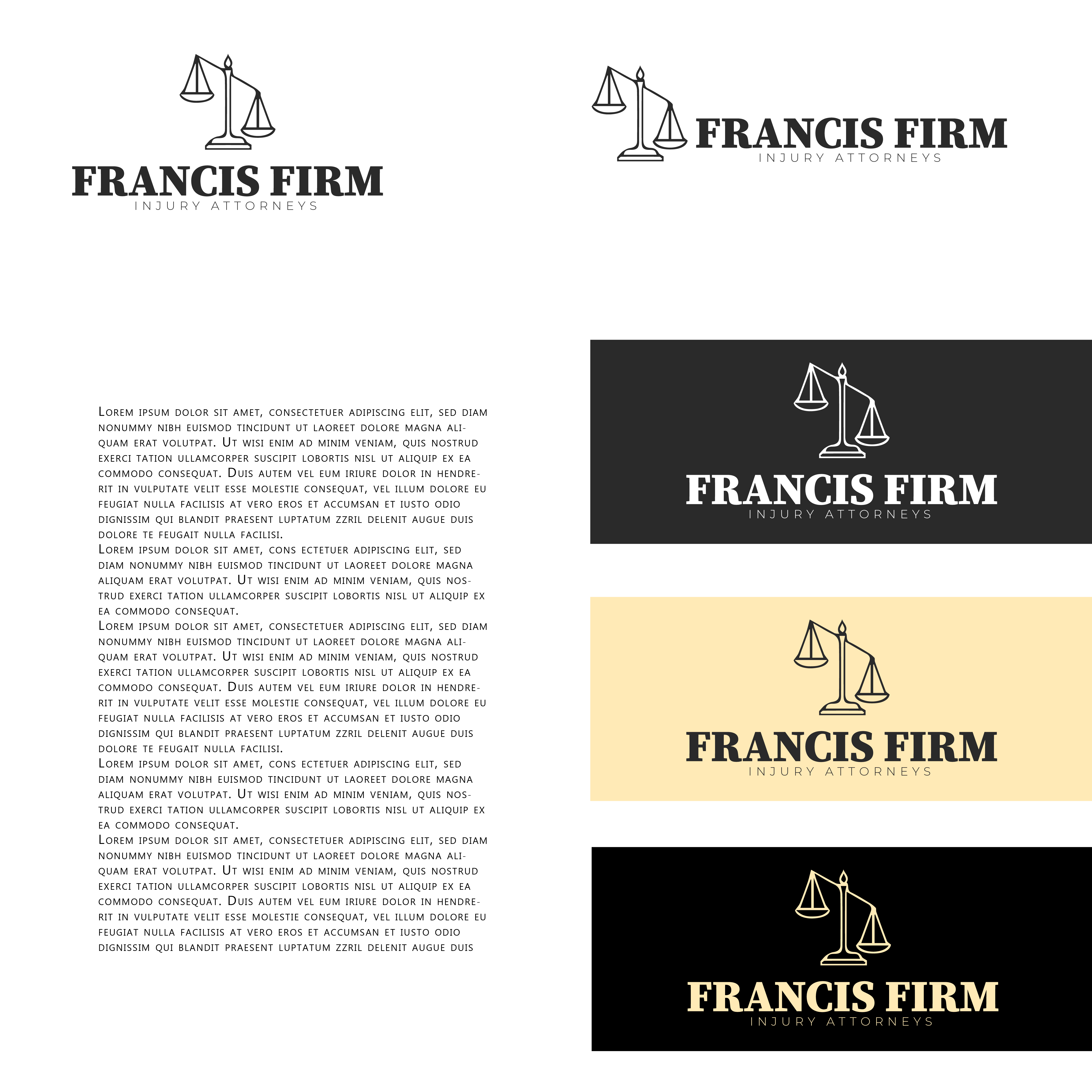 elegant-playful-legal-logo-design-for-francis-firm-potentially-with