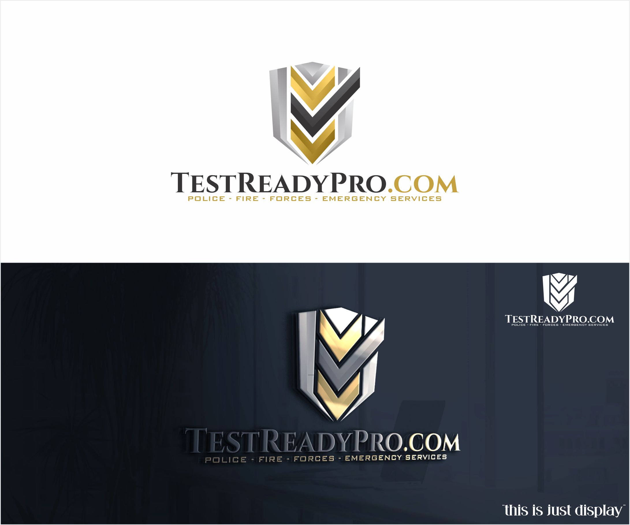 Logo Design by alkaline for TestReadyPro.com | Design #29835893