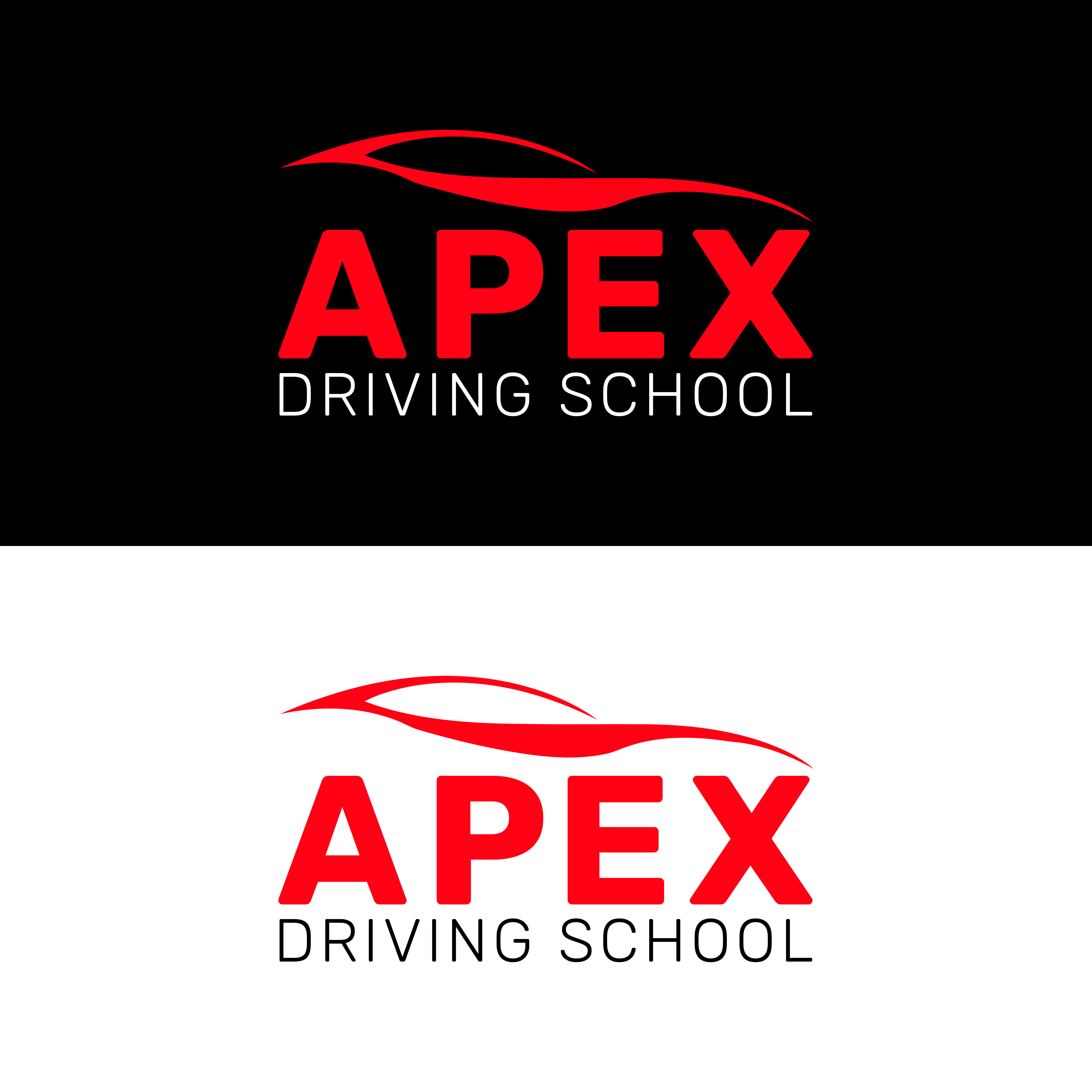 Logo Design by AE Designs 14 for APEX Driving School | Design #29847392