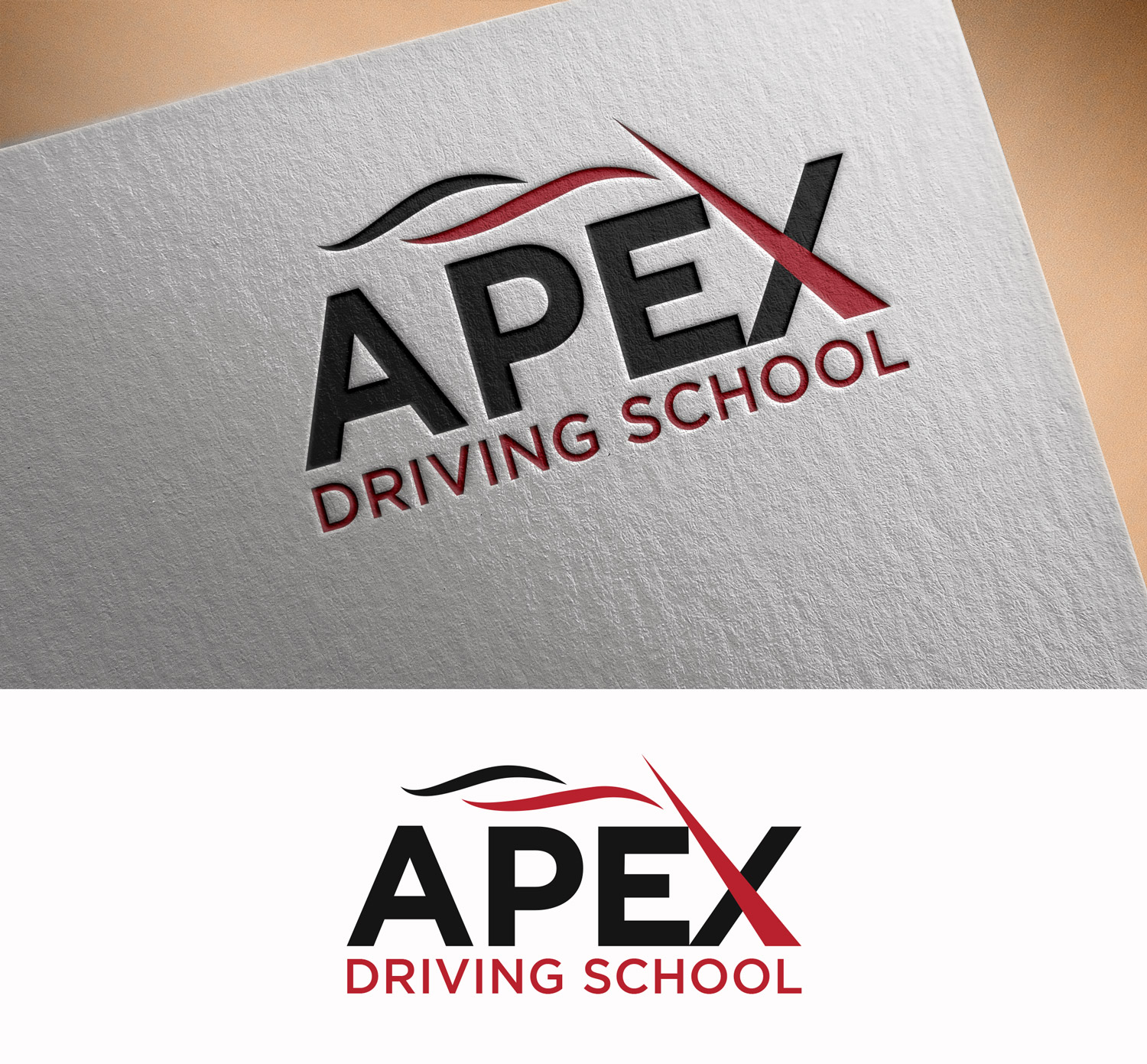 Diseño de Logo por M Art & Design para APEX Driving School | Diseño #29842495