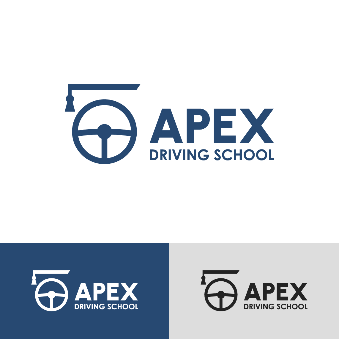 Diseño de Logo por Decta Project para APEX Driving School | Diseño #29869982