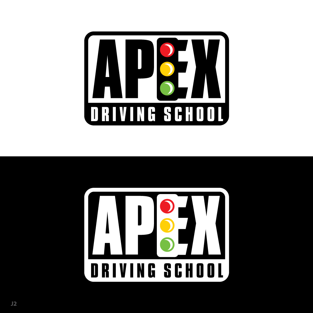 Diseño de Logo por Sujit Banerjee para APEX Driving School | Diseño #29845324