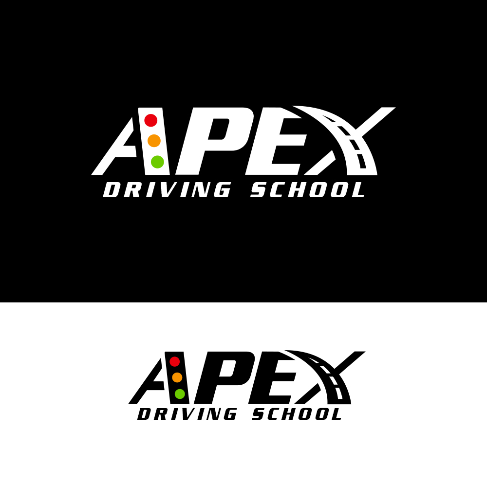 Diseño de Logo por PsyPen para APEX Driving School | Diseño: #29868804