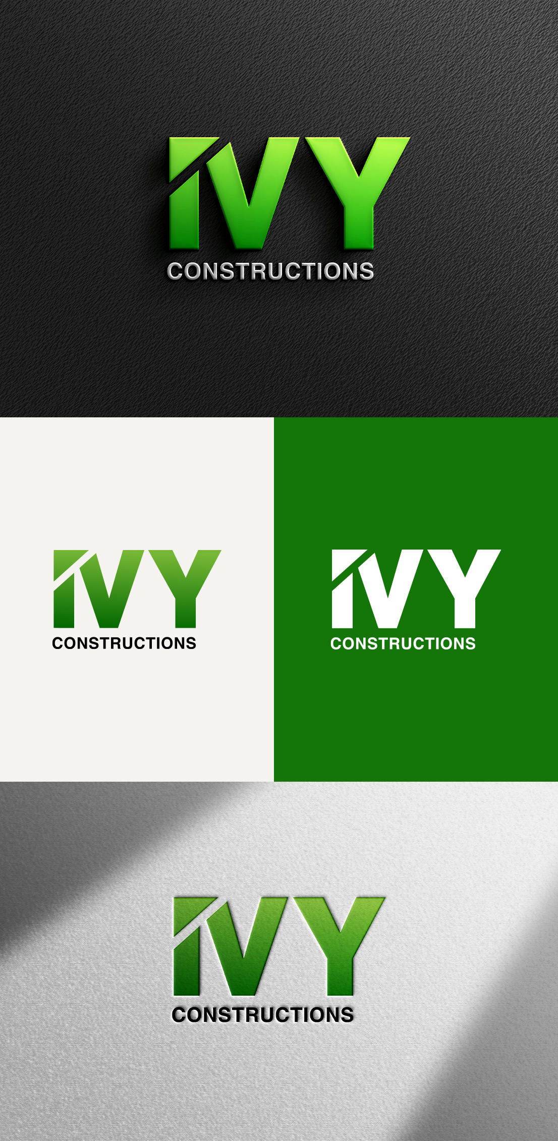 Logo Design by Sayma Fashion for Ivy Constructions Australia Pty Ltd | Design #29877498