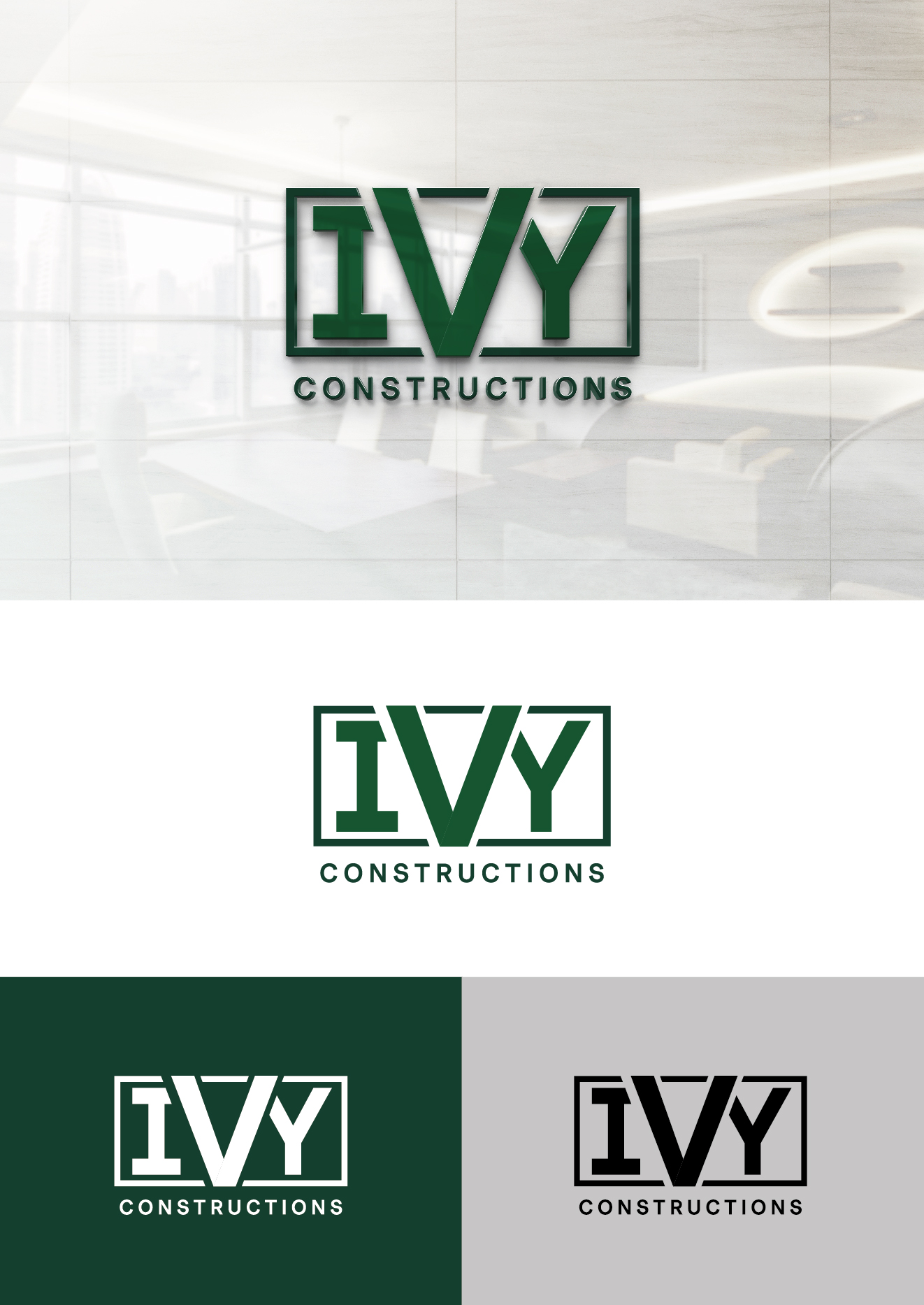 Logo Design by grld for Ivy Constructions Australia Pty Ltd | Design #29878565