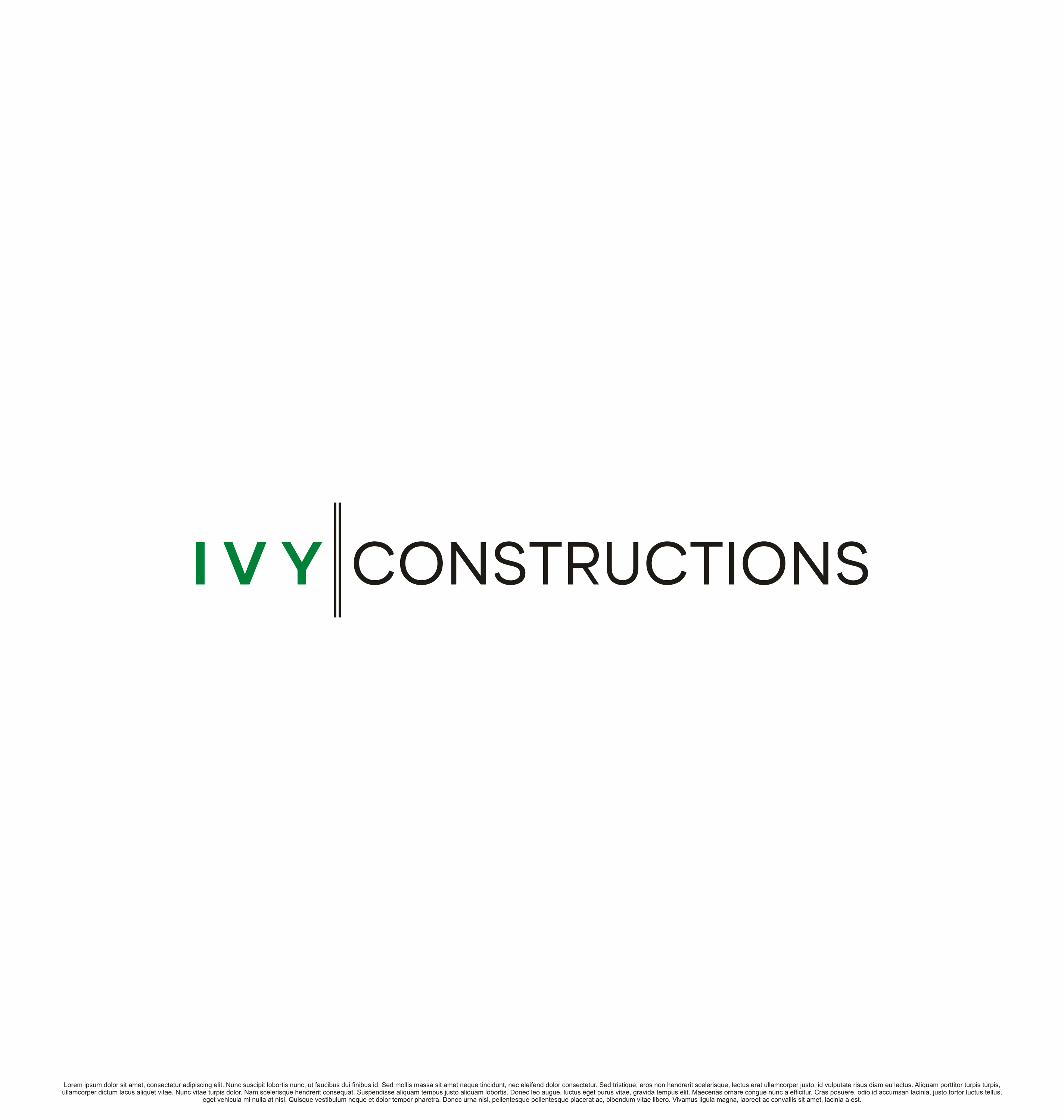 Logo Design by saesean for Ivy Constructions Australia Pty Ltd | Design #29852267