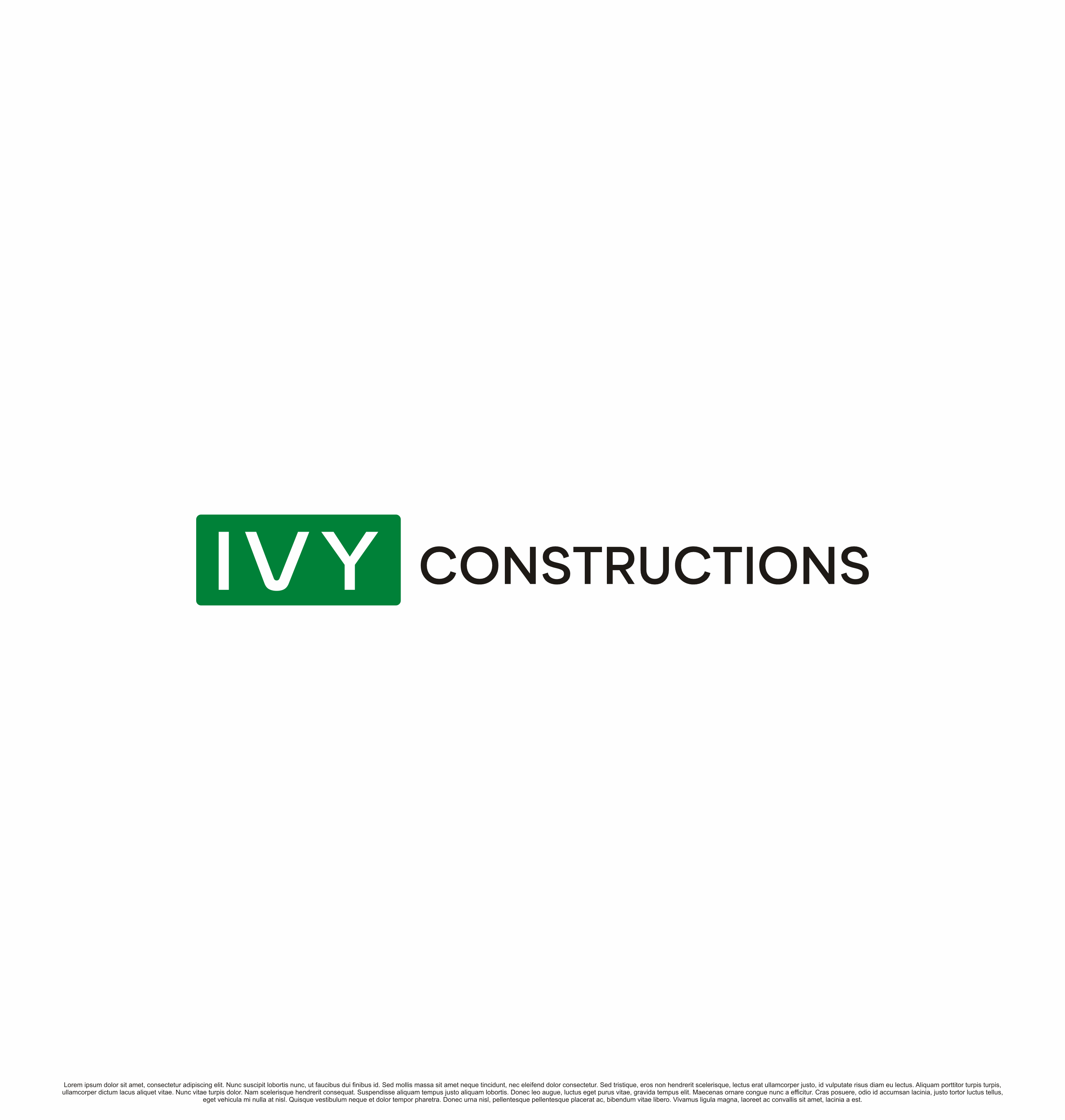 Logo Design by saesean for Ivy Constructions Australia Pty Ltd | Design #29852268