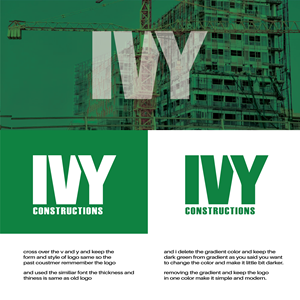 Logo Design by Logohouse23 for Ivy Constructions Australia Pty Ltd | Design: #29852977