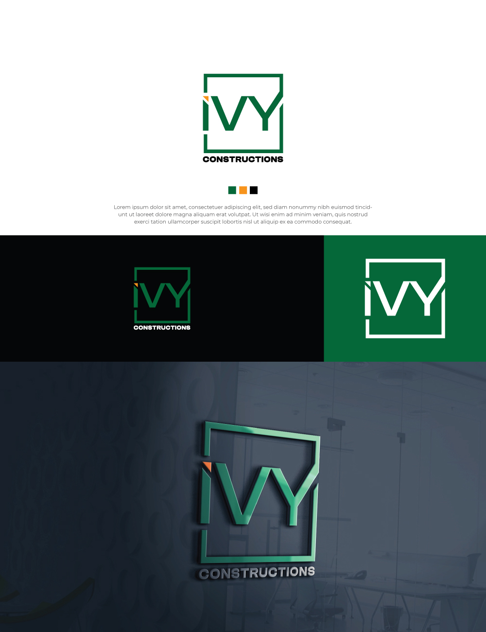 Logo Design by TrisDesign for Ivy Constructions Australia Pty Ltd | Design #29839766