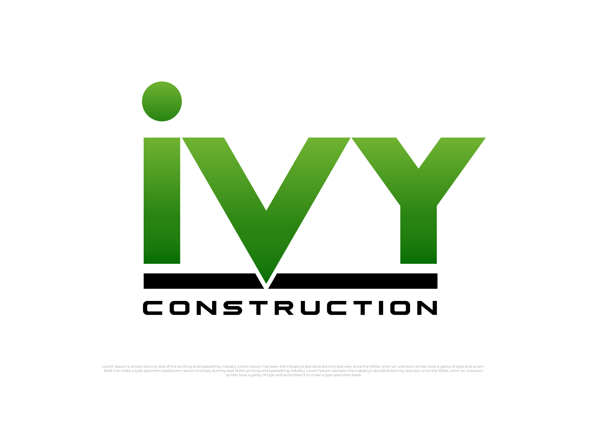 Logo Design by Paras Bali for Ivy Constructions Australia Pty Ltd | Design #29879815