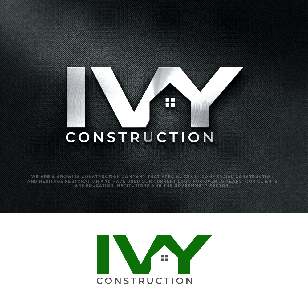 Logo Design by Ayub Zafar for Ivy Constructions Australia Pty Ltd | Design #29864843