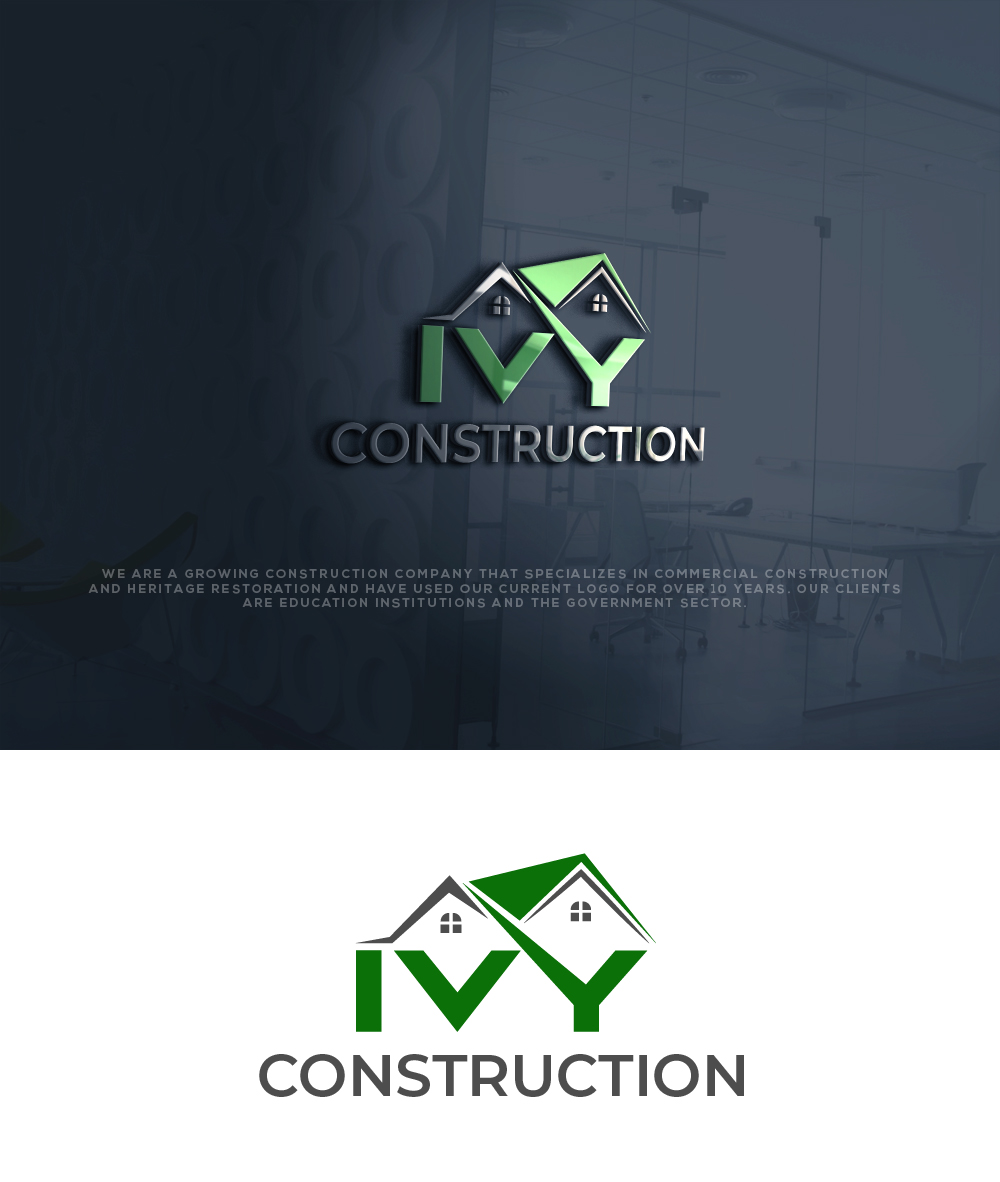 Logo Design by AlphabetZero.co.uk for Ivy Constructions Australia Pty Ltd | Design #29864851
