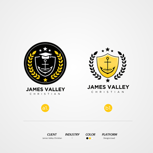 Logo-Design von candraagungdwiatmaja für James Valley Christian School | Design #29849655