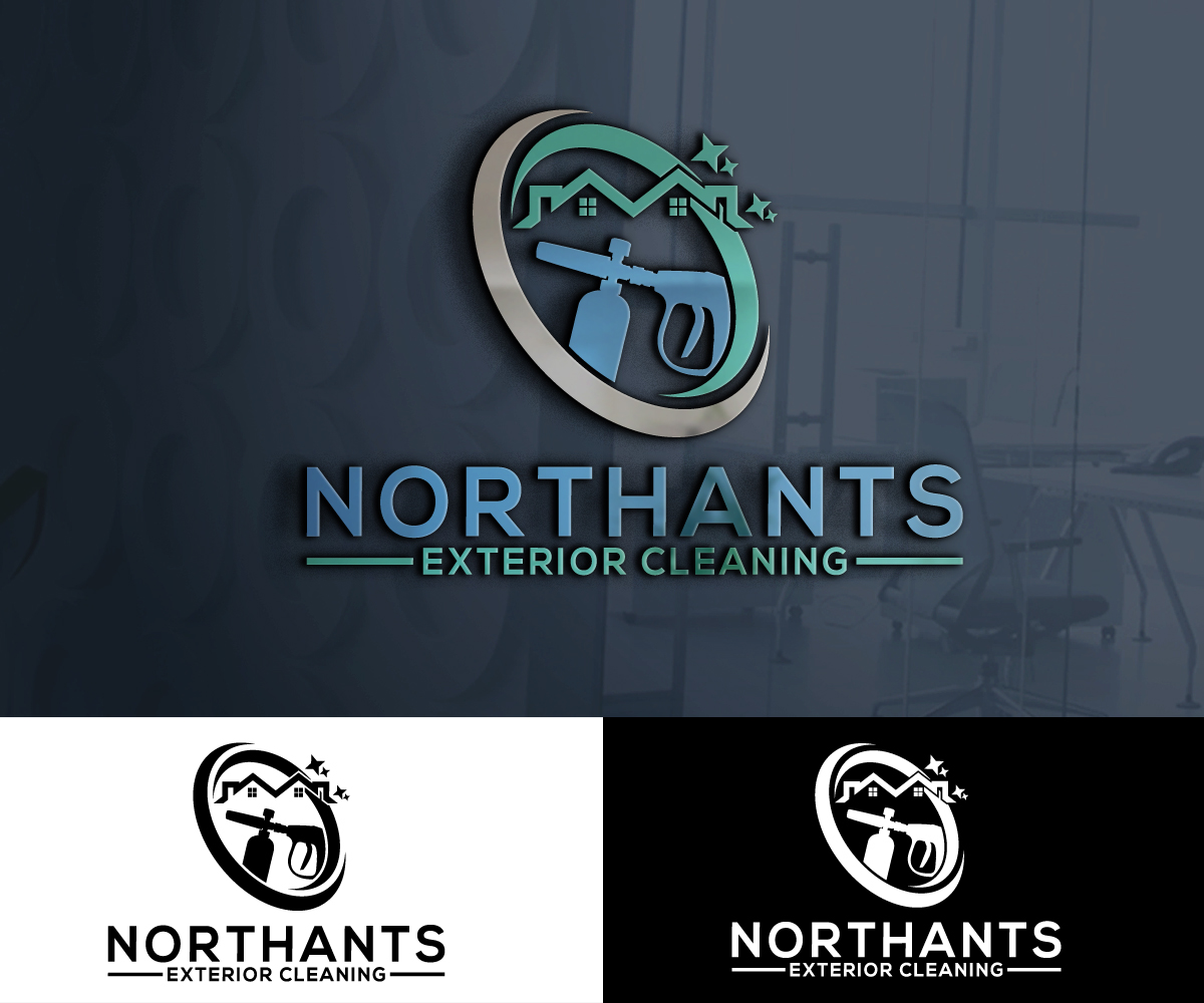 Diseño de Logo por 24ksunny para Northants Exterior cleaning  | Diseño #29842011