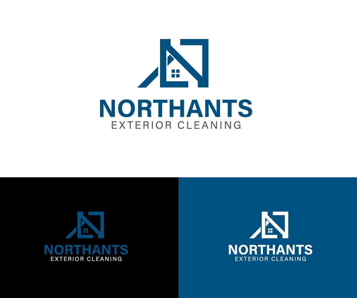 Logo Design by RaKu 2 for Northants Exterior cleaning  | Design #29878490