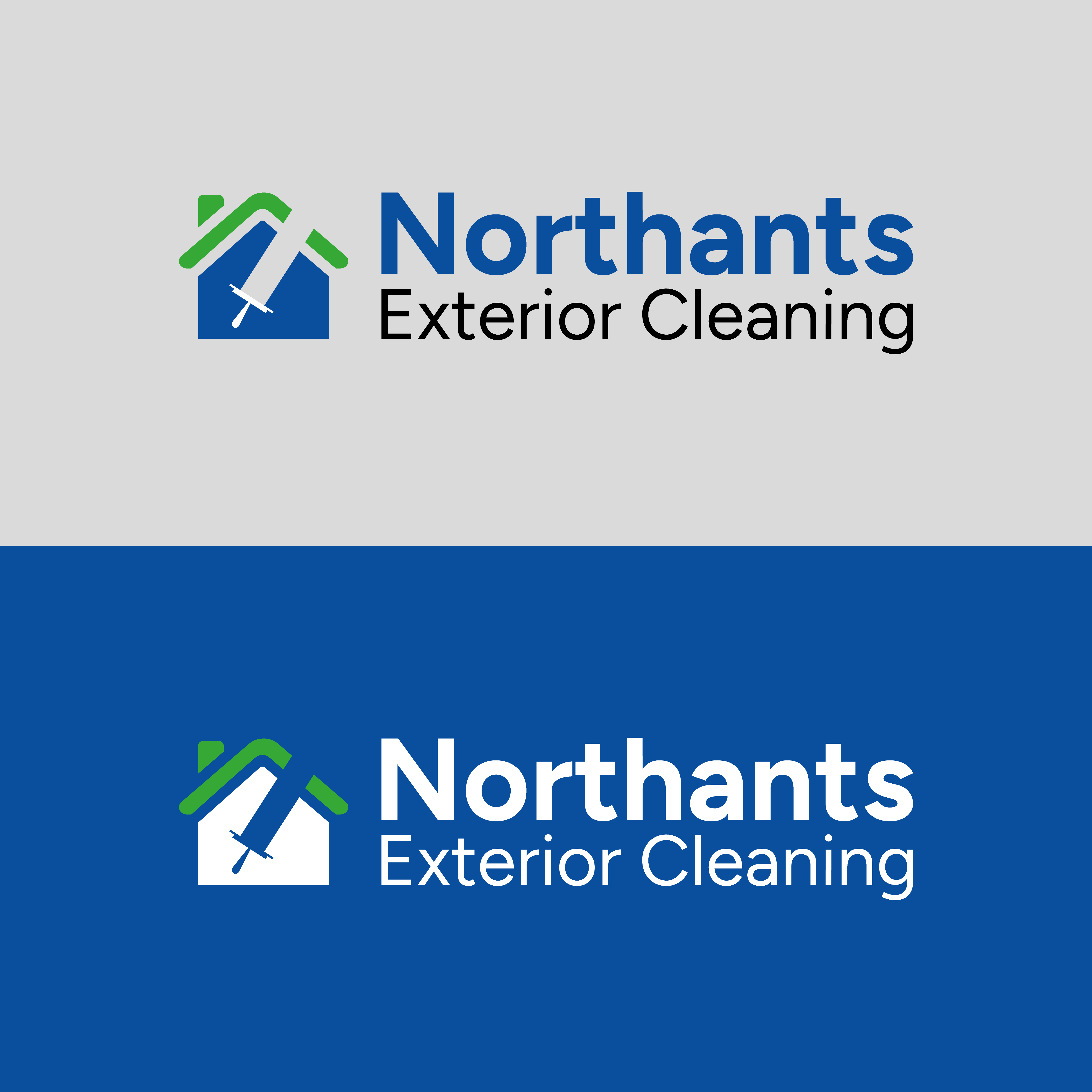 Logo-Design von D View für Northants Exterior cleaning  | Design #29854461