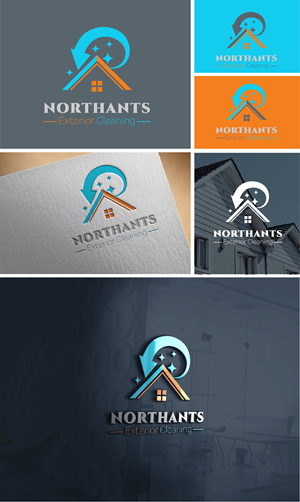 Logo Design by vidarshana 2 for Northants Exterior cleaning  | Design: #29845215