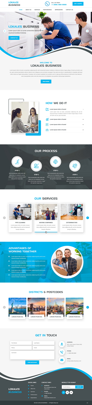 Web Design by pb for Noah Lutz Online Marketing | Design: #29846805