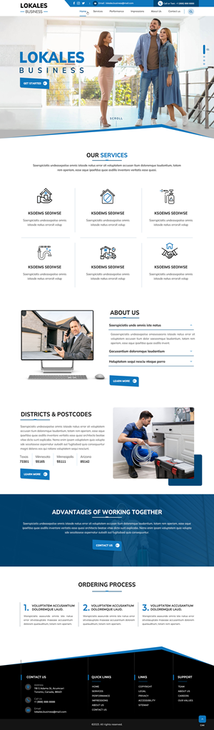 Web Design by pb for Noah Lutz Online Marketing | Design: #29846807