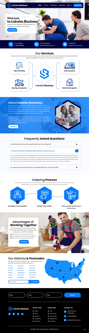 Web Design by pb for Noah Lutz Online Marketing | Design: #29846808