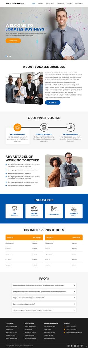 Web Design by pb for Noah Lutz Online Marketing | Design: #29846809
