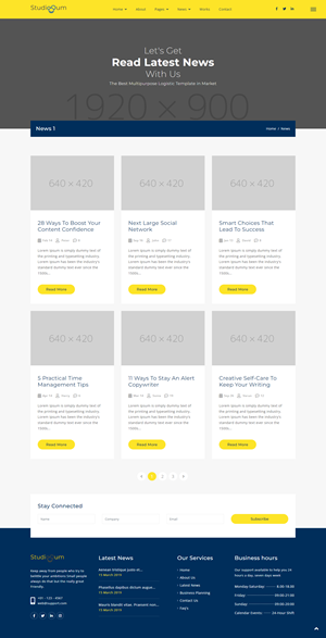 Web Design by i.zagaouch for Noah Lutz Online Marketing | Design: #29855109